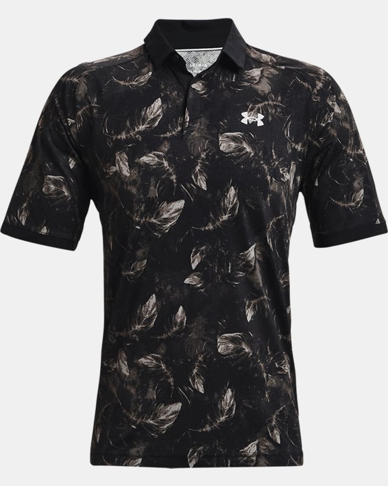 Men's UA Iso-Chill Feather Polo, Black, pdpMainDesktop image number 4